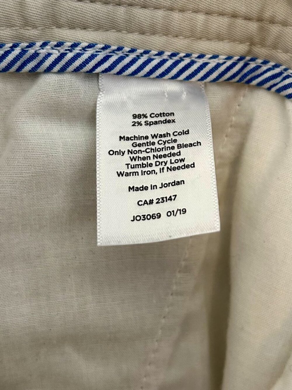 Talbot Girlfriend Chino Short in Stone 18W - Picture 4 of 4